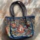 Hand Embroidered 100% Silk Handbag. Luxury Timeless Work of Art. Custom Options Available