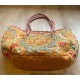 100% Silk Hand Embroidered Bag. Brand New Modern Handbag. Handmade Purse
