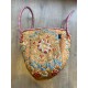 100% Silk Hand Embroidered Bag. Brand New Modern Handbag. Handmade Purse