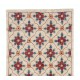 Embroidered 100% Silk Wall Hanging. Modern Table Runner. Boho Wall Decor. Decorative Tablecloth