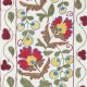 Contemporary Embroidered Wall Hanging. Cotton Tablecloth. Handmade Sofa Spread. New Throw