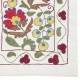 Contemporary Embroidered Wall Hanging. Cotton Tablecloth. Handmade Sofa Spread. New Throw