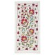 Contemporary Embroidered Wall Hanging. Cotton Tablecloth. Handmade Sofa Spread. New Throw