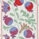 Embroidered Wall Hanging. Cotton Tablecloth. Handmade Sofa Spread. Modern Throw