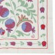 Embroidered Wall Hanging. Cotton Tablecloth. Handmade Sofa Spread. Modern Throw