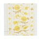 Embroidered Table Runner. Cotton Wall Hanging. Yellow Tablecloth. Modern Wall Decor