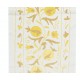 Embroidered Table Runner. Cotton Wall Hanging. Yellow Tablecloth. Modern Wall Decor