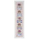 Embroidered Cotton Wall Hanging. Colorful Table Runner. Boho Wall Decor