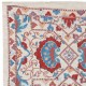 Embroidered 100% Silk Wall Hanging. New Tablecloth. Boho Wall Decor. Modern Throw