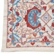 Embroidered 100% Silk Wall Hanging. New Tablecloth. Boho Wall Decor. Modern Throw