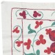 Modern Embroidered Wall Hanging. Cotton Tablecloth. Pomegranate Tree Design Throw