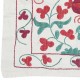 Modern Embroidered Wall Hanging. Cotton Tablecloth. Pomegranate Tree Design Throw