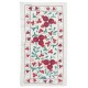 Modern Embroidered Wall Hanging. Cotton Tablecloth. Pomegranate Tree Design Throw