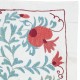 Embroidered Wall Hanging. Cotton Tablecloth. Handmade Sofa Spread. Modern Throw
