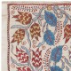 Embroidered 100% Silk Wall Hanging. New Tablecloth. Boho Wall Decor. Modern Throw
