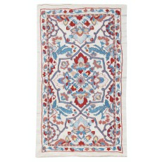 Embroidered 100% Silk Wall Hanging. New Tablecloth. Boho Wall Decor. Modern Throw