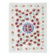 Modern Embroidered Wall Hanging. Cotton Tablecloth. Pomegranate Tree Design Throw