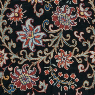 Embroidered 100% Silk Wall Hanging. New Tablecloth. Boho Wall Decor. Black Throw Embroidered 100% Silk Wall Hanging. New Tablecloth. Boho Wall Decor. Black Throw