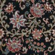 Embroidered 100% Silk Wall Hanging, New Tablecloth, Boho Wall Decor, Black Throw
