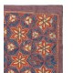 100% Silk Wall Hanging. Embroidered Tablecloth. Boho Wall Decor. Modern Throw