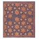 100% Silk Wall Hanging. Embroidered Tablecloth. Boho Wall Decor. Modern Throw