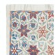 Contemporary 100% Silk Wall Hanging. Embroidered Tablecloth. Boho Wall Decor. Handmade Throw
