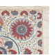 100% Silk Wall Hanging. Embroidered Tablecloth. Boho Wall Decor. Modern Throw