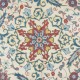 100% Silk Wall Hanging. Embroidered Tablecloth. Modern Wall Decor. Handmade Throw