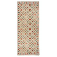 100% Silk Wall Hanging. Embroidered Table Runner. Boho Wall Decor. Handmade Tablecloth