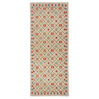 100% Silk Wall Hanging. Embroidered Table Runner. Boho Wall Decor. Handmade Tablecloth