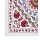 Hand Embroidered Wall Hanging. New Tablecloth. Cotton Sofa Spread. Modern Throw