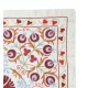 Embroidered Wall Hanging. Cotton Tablecloth. Handmade Sofa Spread. Modern Throw