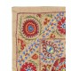 Silk Hand Embroidery Wall Hanging. Modern Bed Cover. Decorative Tablecloth. New Throw