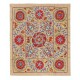 Silk Hand Embroidery Wall Hanging. Modern Bed Cover. Decorative Tablecloth. New Throw