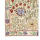 Silk Embroidery Wall Hanging. Modern Bed Cover. Handmade Suzani Tablecloth