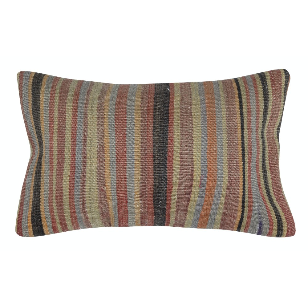 Vintage Cushion Cover. Handmade Kilim Accent Pillow. Ethnic Turkish Lumbar Pillow Vintage Cushion Cover. Handmade Kilim Accent Pillow. Ethnic Turkish Lumbar Pillow