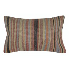 Vintage Cushion Cover. Handmade Kilim Accent Pillow. Ethnic Turkish Lumbar Pillow