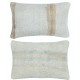 SET OF 2 - Handwoven Hemp Cushion Covers. Turkish Kilim Throw Pillows. A pair of Lumbar Pillows