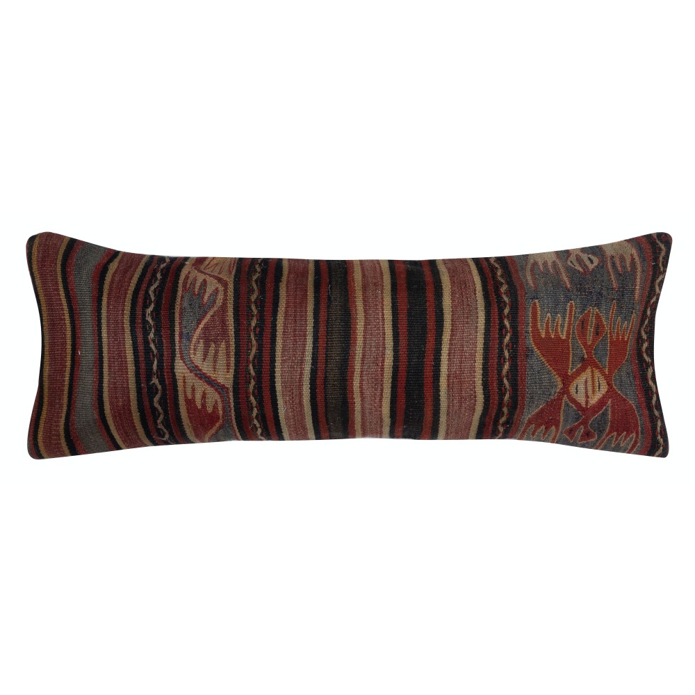 Kilim Lumbar Pillow Cover. Vintage Accent Pillow. Wool Throw Pillow. Flatweave Cushion Cover Kilim Lumbar Pillow Cover. Vintage Accent Pillow. Wool Throw Pillow. Flatweave Cushion Cover