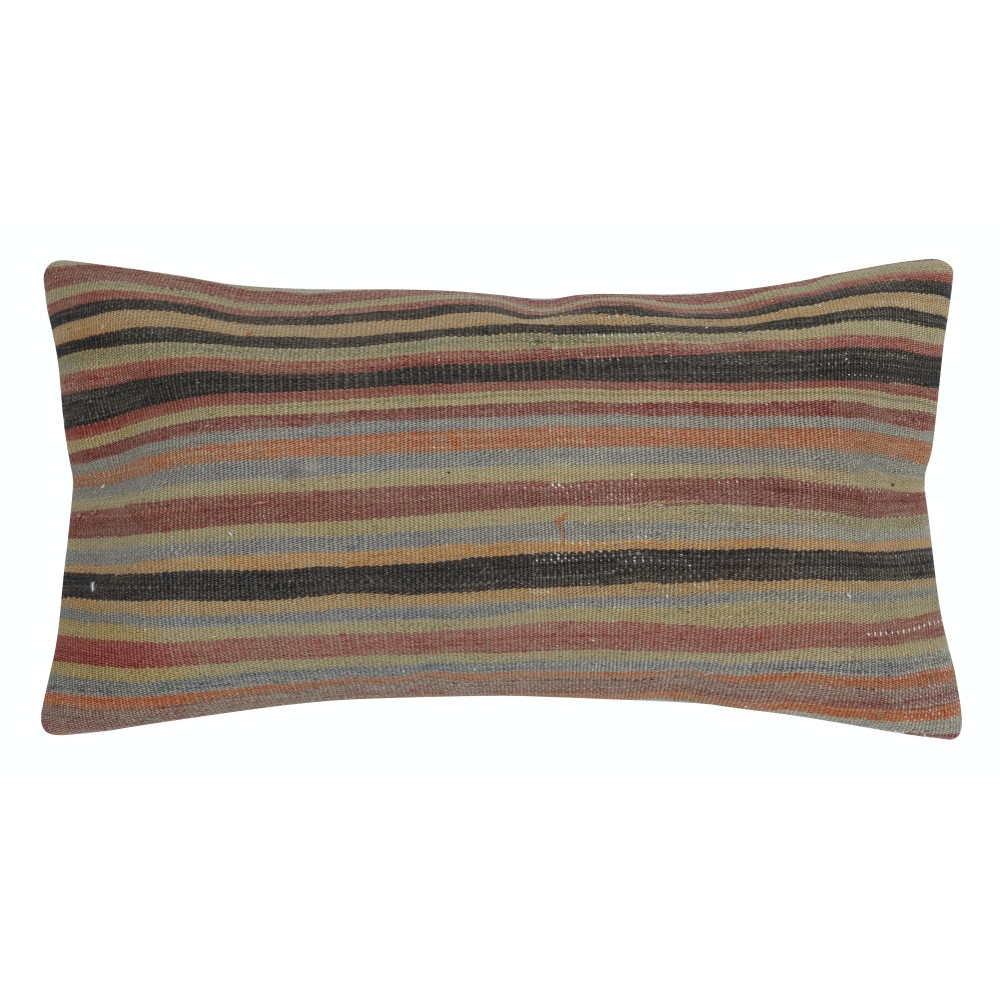 Striped Kilim Lumbar Pillow Cover. Handwoven Accent Pillow. Wool Throw Pillow. Turkish Cushion Cover Striped Kilim Lumbar Pillow Cover. Handwoven Accent Pillow. Wool Throw Pillow. Turkish Cushion Cover