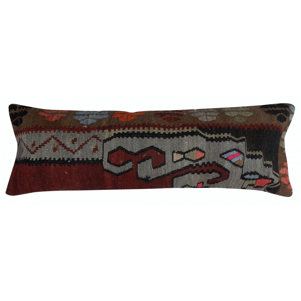 Kilim Lumbar Cushion Cover. Handwoven Turkish Accent Pillow. Wool Throw Pillow Kilim Lumbar Cushion Cover. Handwoven Turkish Accent Pillow. Wool Throw Pillow