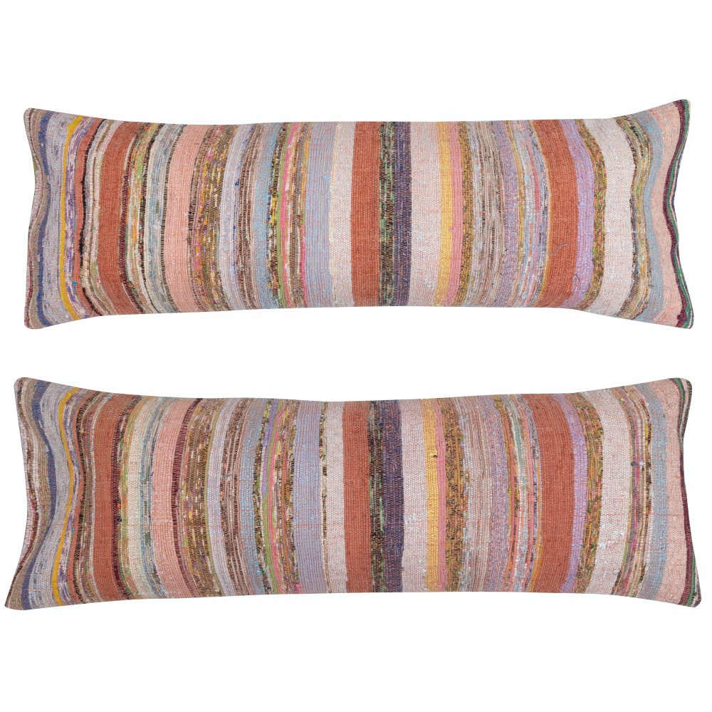 SET OF 2 - Handmade Turkish Kilim Cushion Covers. Vintage Cotton Throw Pillows. A pair of Lumbar Pillow Covers SET OF 2 - Handmade Turkish Kilim Cushion Covers. Vintage Cotton Throw Pillows. A pair of Lumbar Pillow Covers