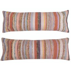 SET OF 2 - Handmade Turkish Kilim Cushion Covers. Vintage Cotton Throw Pillows. A pair of Lumbar Pillow Covers