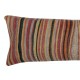 Kilim Lumbar Pillow Cover. Handwoven Accent Pillow. Wool Throw Pillow. Striped Cushion Cover Kilim Lumbar Pillow Cover. Handwoven Accent Pillow. Wool Throw Pillow. Striped Cushion Cover