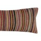 Kilim Lumbar Pillow Cover. Handwoven Accent Pillow. Wool Throw Pillow. Striped Cushion Cover Kilim Lumbar Pillow Cover. Handwoven Accent Pillow. Wool Throw Pillow. Striped Cushion Cover