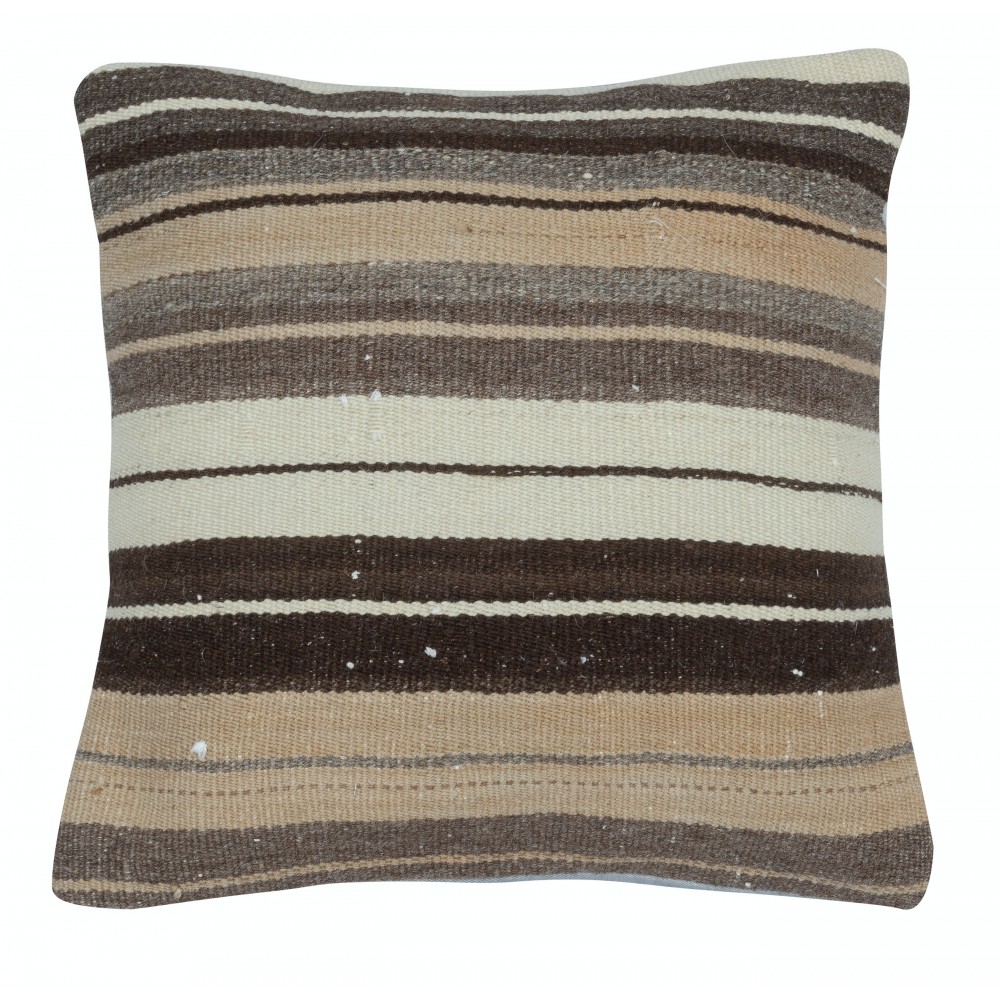 SET OF 2 - Vintage Cushion Covers. Flatweave Kilim Accent Pillows. Striped Wool Throw Pillows SET OF 2 - Vintage Cushion Covers. Flatweave Kilim Accent Pillows. Striped Wool Throw Pillows