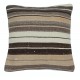 SET OF 2 - Vintage Cushion Covers. Flatweave Kilim Accent Pillows. Striped Wool Throw Pillows SET OF 2 - Vintage Cushion Covers. Flatweave Kilim Accent Pillows. Striped Wool Throw Pillows