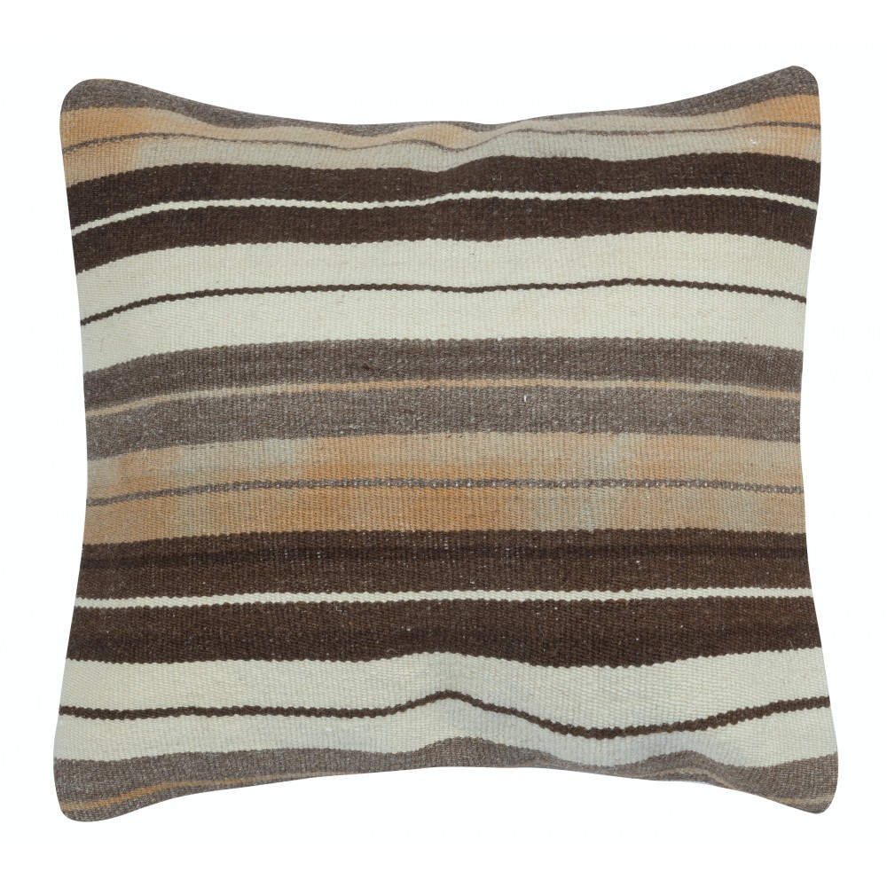 SET OF 2 - Vintage Cushion Covers. Flatweave Kilim Accent Pillows. Striped Wool Throw Pillows SET OF 2 - Vintage Cushion Covers. Flatweave Kilim Accent Pillows. Striped Wool Throw Pillows