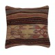 SET OF 2 - Turkish Cushion Covers. Flatweave Kilim Accent Pillows. Striped Wool Throw Pillows SET OF 2 - Turkish Cushion Covers. Flatweave Kilim Accent Pillows. Striped Wool Throw Pillows