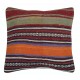 SET OF 2 - Handmade Wool Cushion Covers. Turkish Accent Pillows. Colorful Striped Throw Pillows SET OF 2 - Handmade Wool Cushion Covers. Turkish Accent Pillows. Colorful Striped Throw Pillows